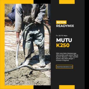 Jual Beton Cor K 250 Harga Murah