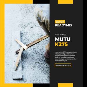 Jual Beton Cor K 275 Harga Murah